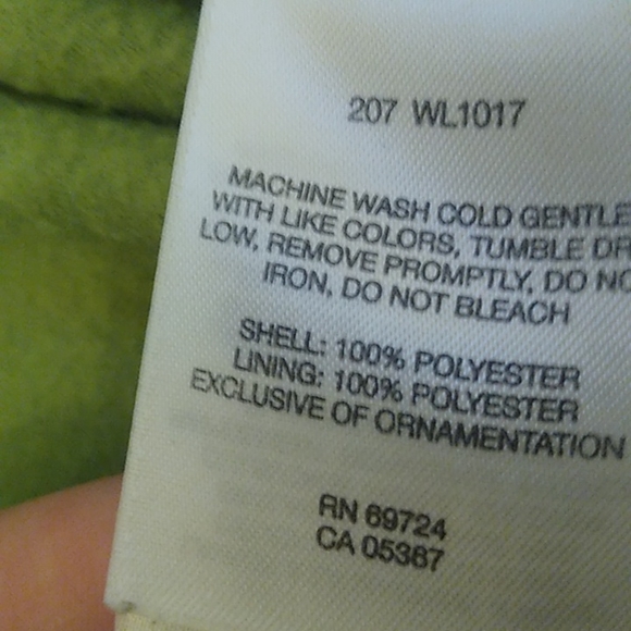 Columbia green zip up vest - Picture 8 of 9